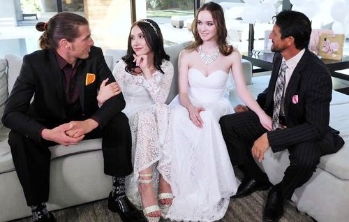 Постер к видео: Два отчима обмениваются красивыми падчерицами, раз уж итак замуж их выдавать.