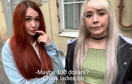 Постер к видео: Две русские телочки с хорошими жопами сотку зелени точно не профукают.