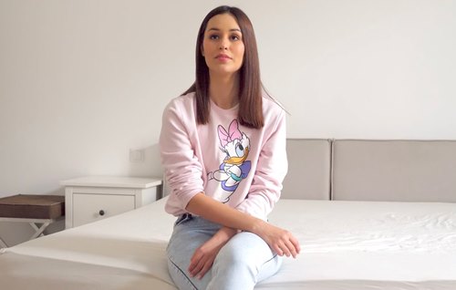 Постер к видео: Секс кастинг с красивой фитоняшкой Мари Бергер.